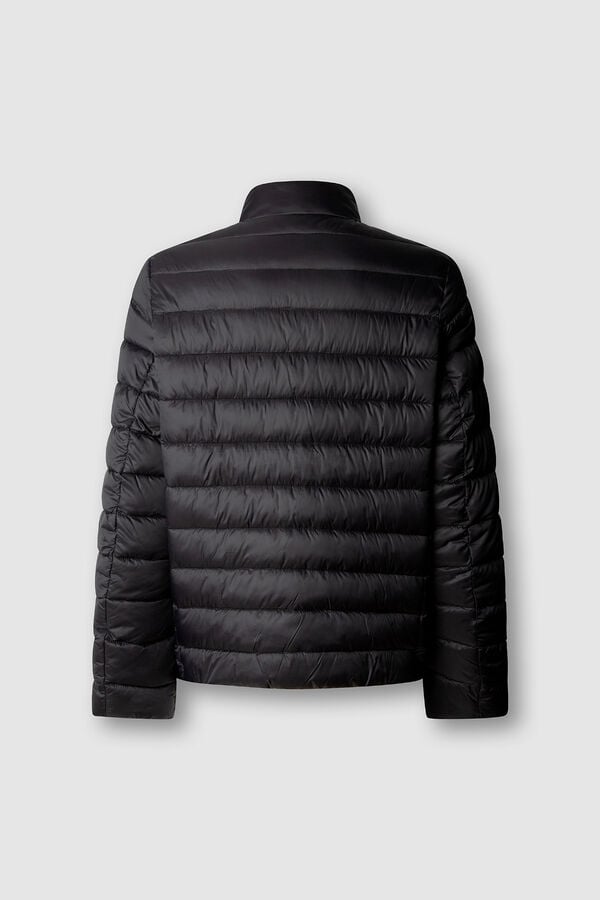 Pepe Jeans Casaco acolchoado com logo preto