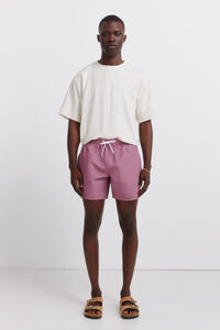 Springfield Fato de banho estampado de folhas com bolso de fecho-&eacute;clair