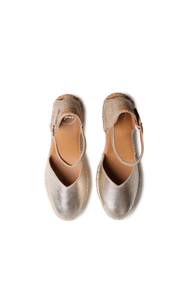 Toni Pons Alpercata em pele com cunha estampado