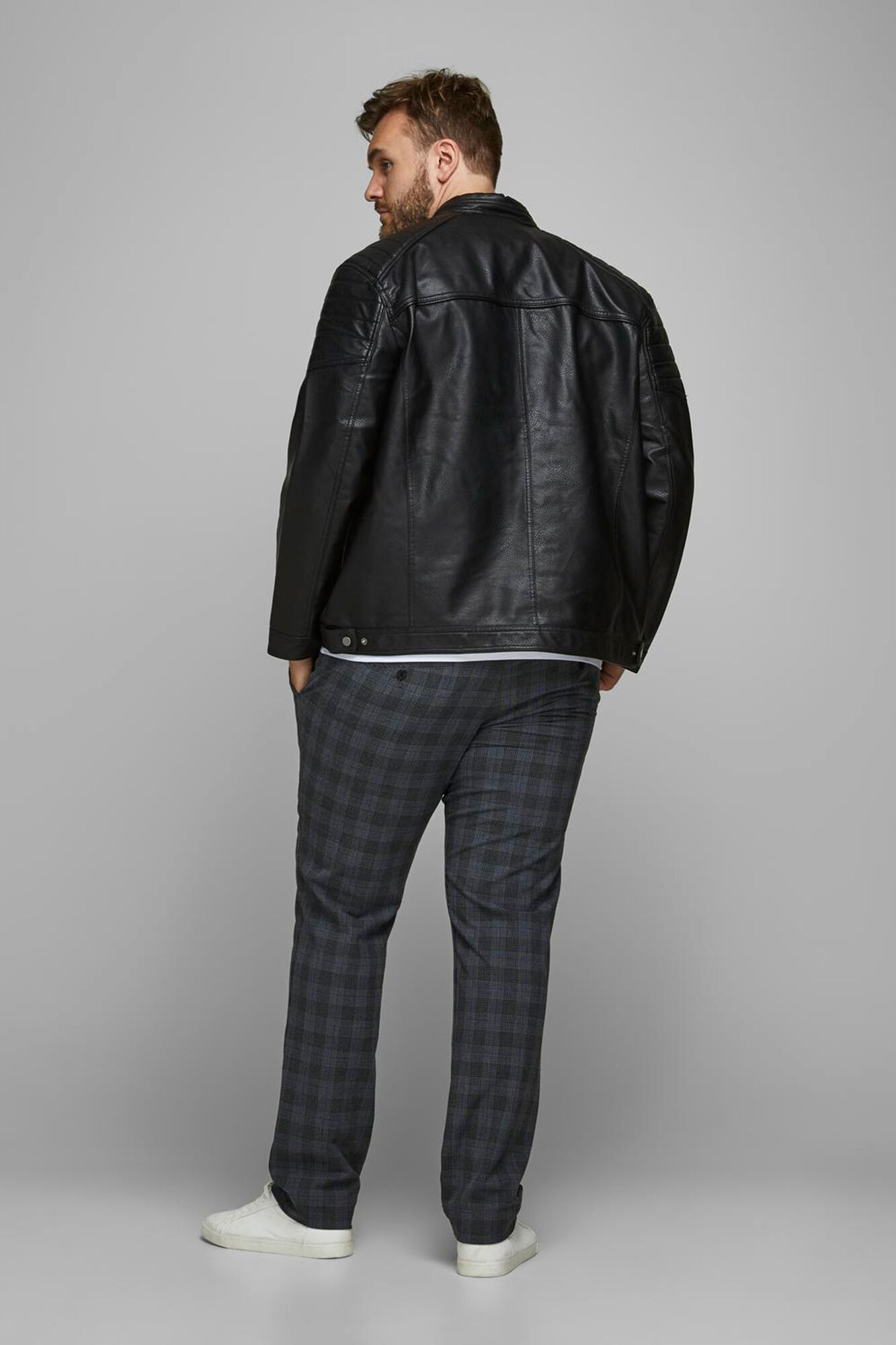 Jack & Jones PLUS Blus&atilde;o motard