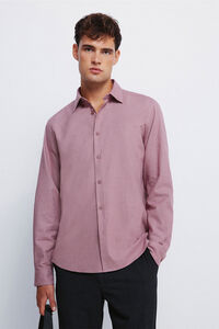 Springfield Camisa social estruturada bicolor