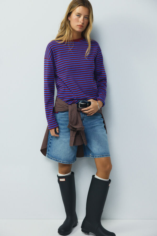 High Spirits Breton T-Shirt castanho