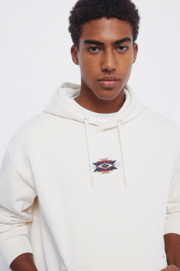 Springfield Sweatshirt com capuz Capuz branco
