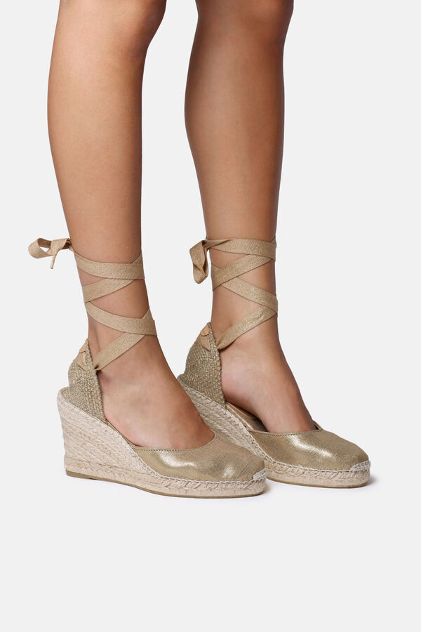 Toni Pons Alpercata com cunha e fitas estampado