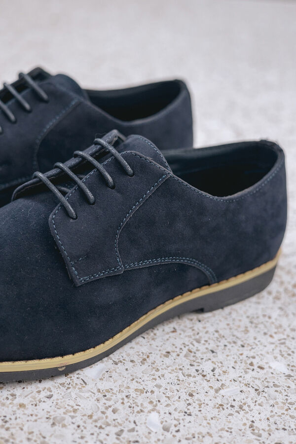 Celopman Blucher Antelina azul