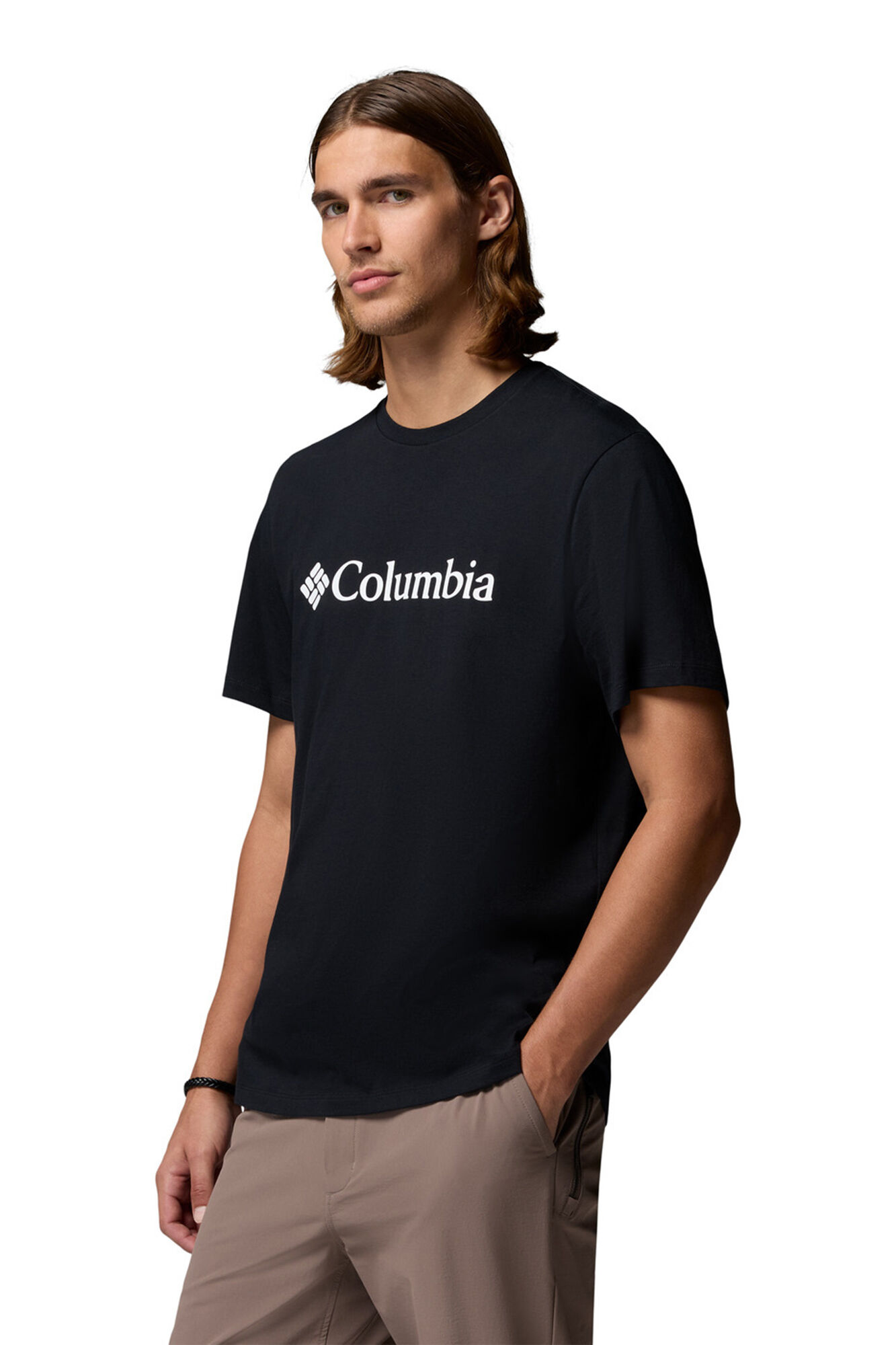 Columbia T-shirt b&aacute;sica com logo