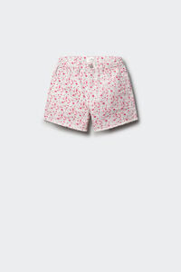 Springfield Kids Cal&ccedil;&otilde;es em sarja com estampado de flores para menina