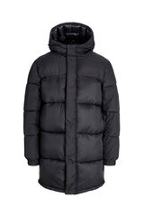 Jack & Jones Chaqueta acolchada larga negro