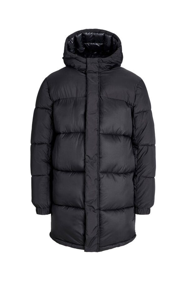 Jack & Jones Chaqueta acolchada larga negro