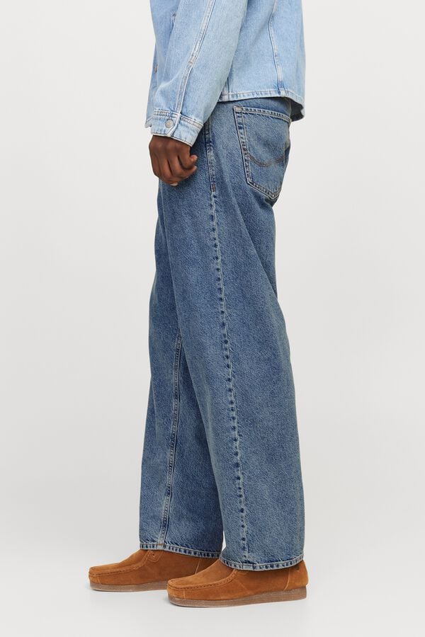 Jack & Jones Jeans baggy cinco bolsos azul