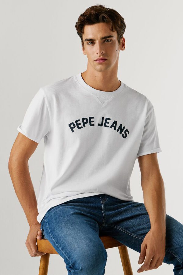 Pepe Jeans T-shirt manga curta branco