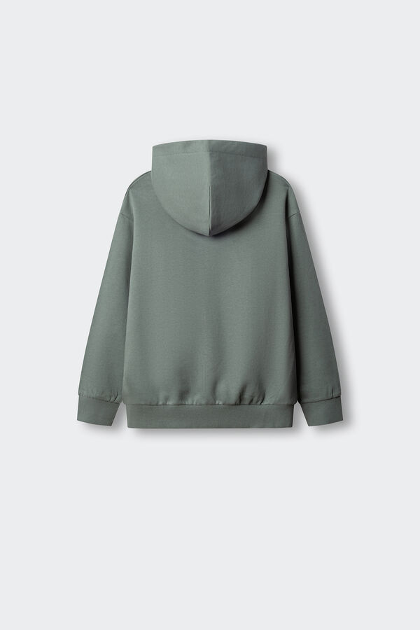 Springfield Kids Sweatshirt b&aacute;sica aberta menino azul