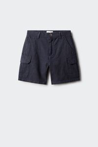 Springfield Kids Bermuda cargo em linho para menino
