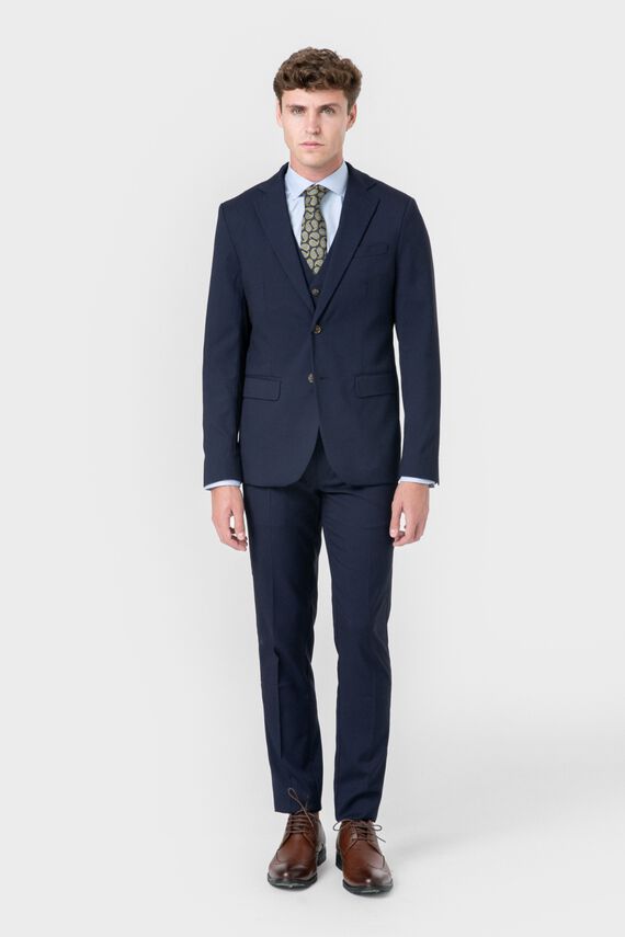 Americana de traje ojo de perdiz