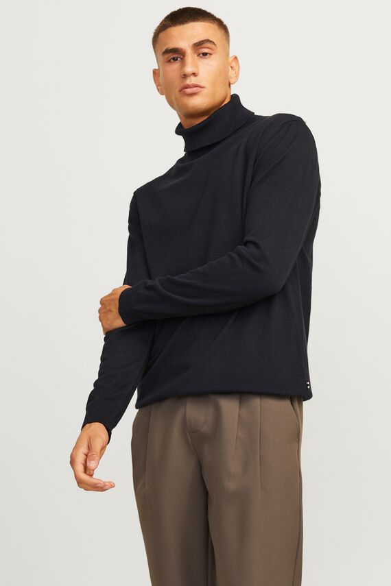 Jersey cuello alto algodón
