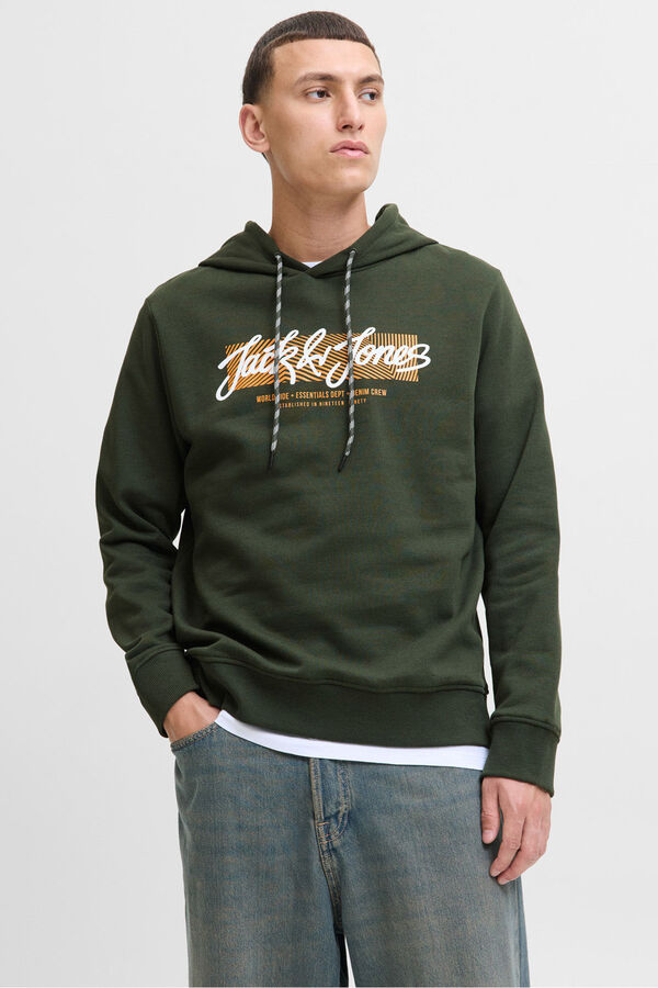 Jack & Jones sweatshirt e logo verde
