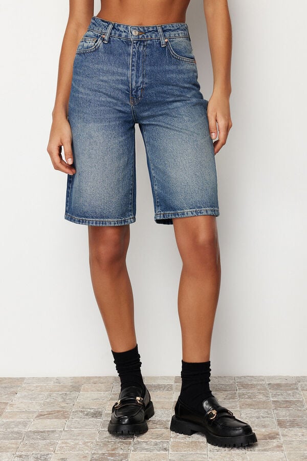 Trendyol Bermudas jeans azul