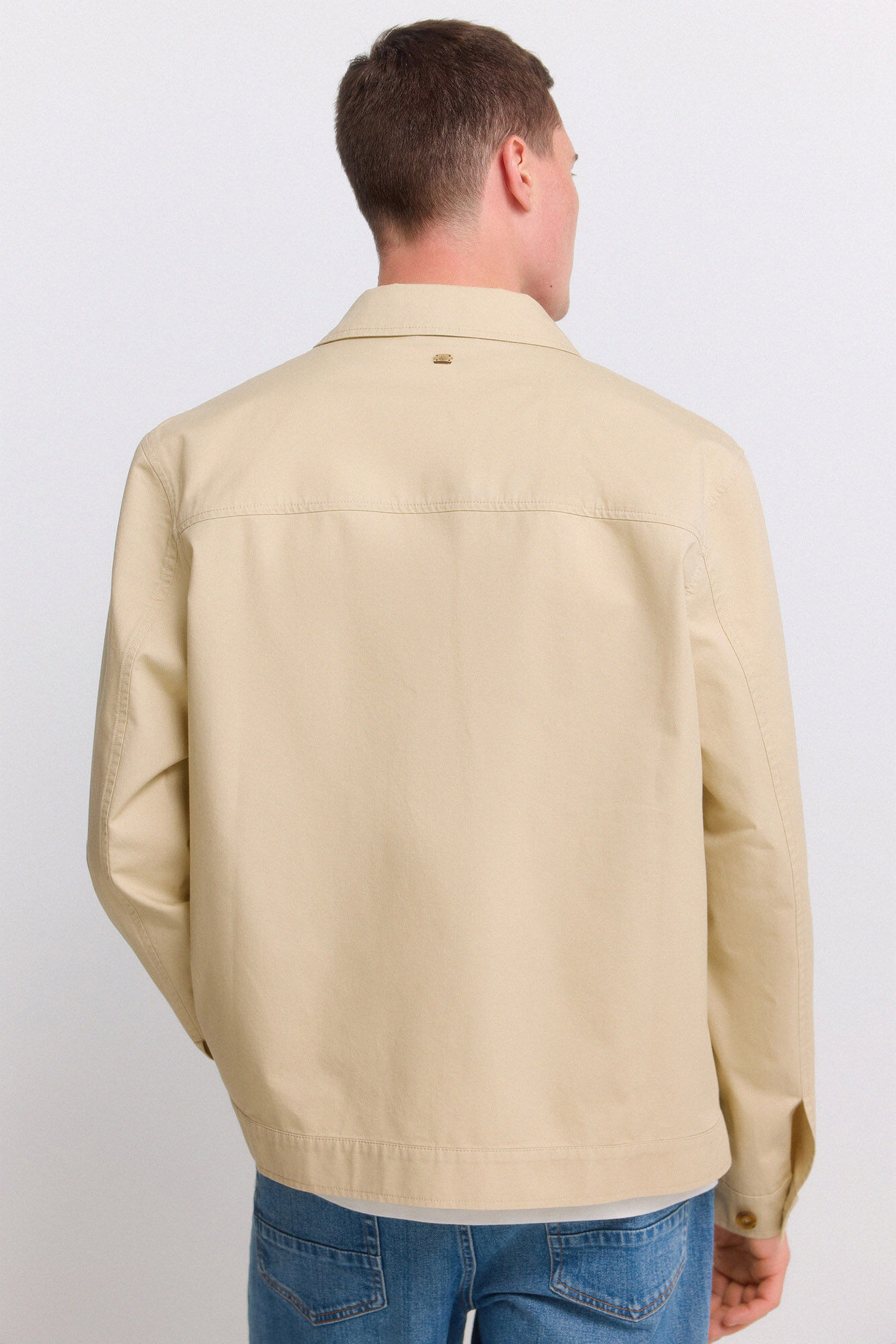 Springfield Sobrecamisa em algod&atilde;o