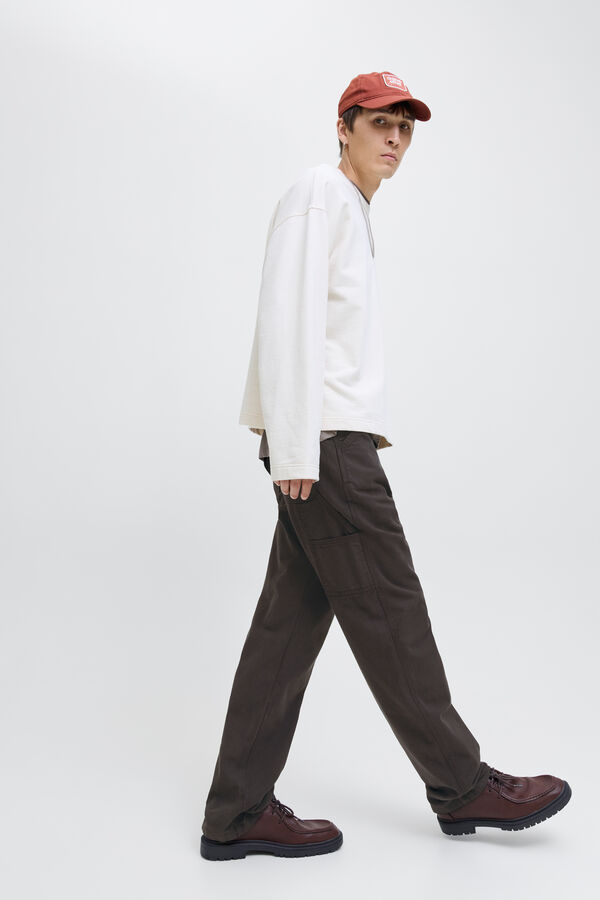 Jack & Jones Pantalón denim cargo negro