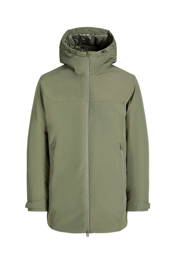 Jack & Jones Parka curta acolchoada cru