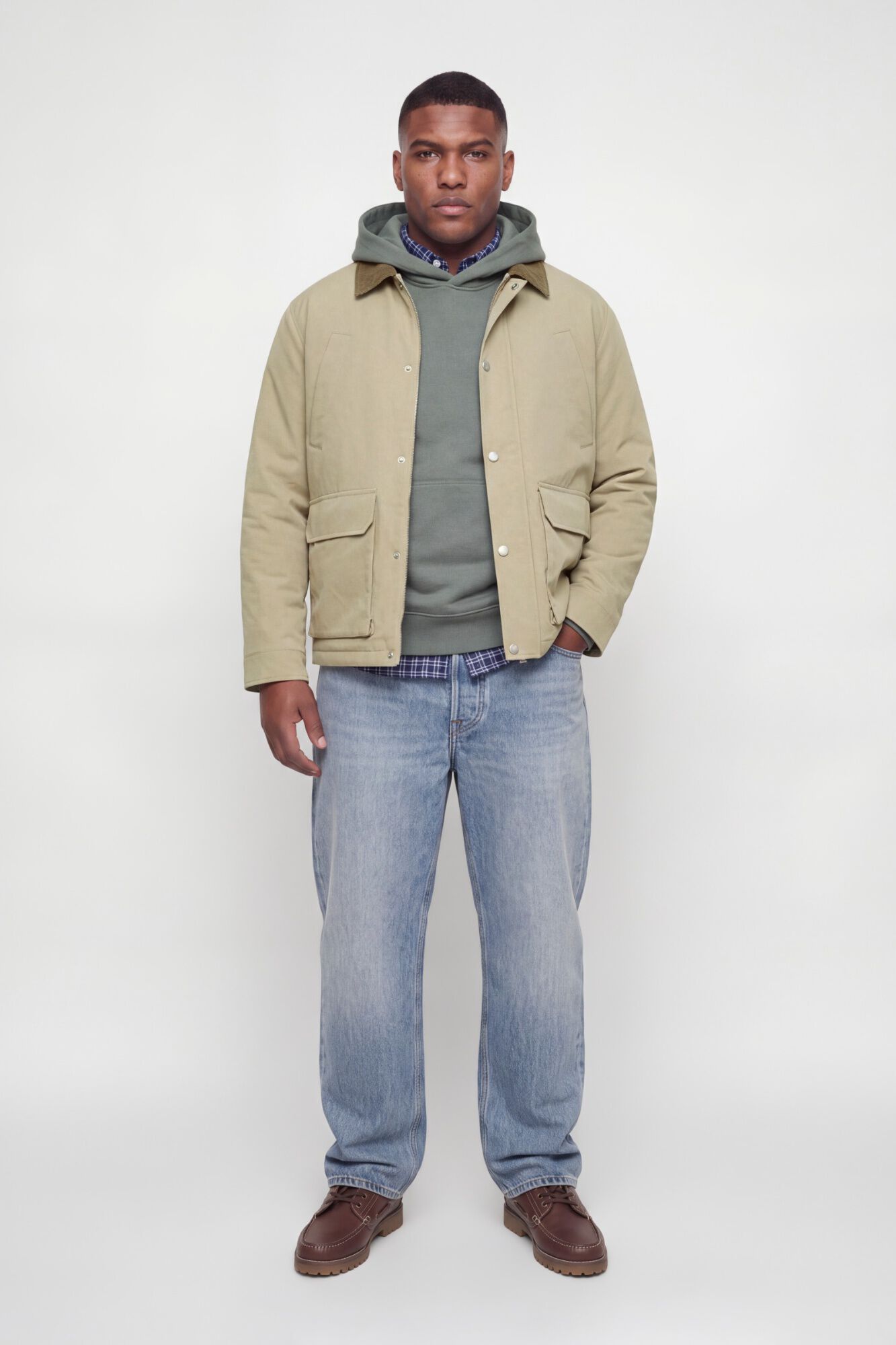 Jack & Jones PLUS Blus&atilde;o acolchoado