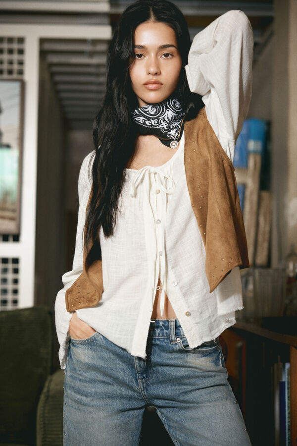 High Spirits Camisa Free  Caqui escuro