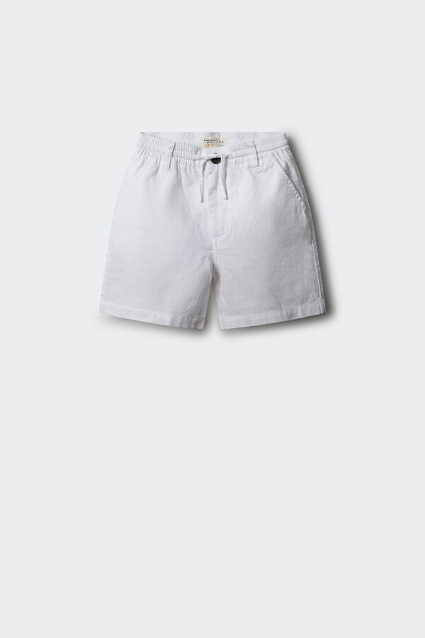 Springfield Kids linho de linho menino branco