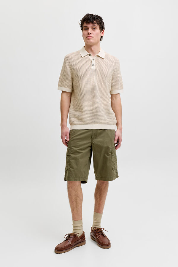 Jack & Jones Bermuda cargo relaxed verde