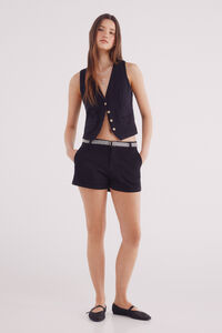 Springfield Shorts calças chino com cinto 