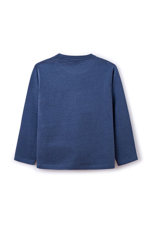 Springfield Boys' double-collar T-shirt blue mix