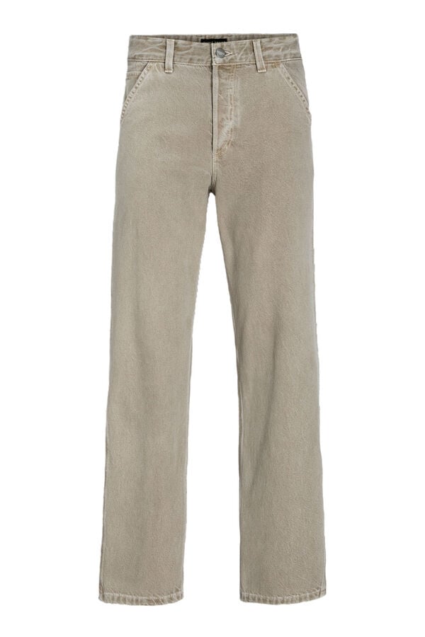 Jack & Jones Calça jeans larga cru