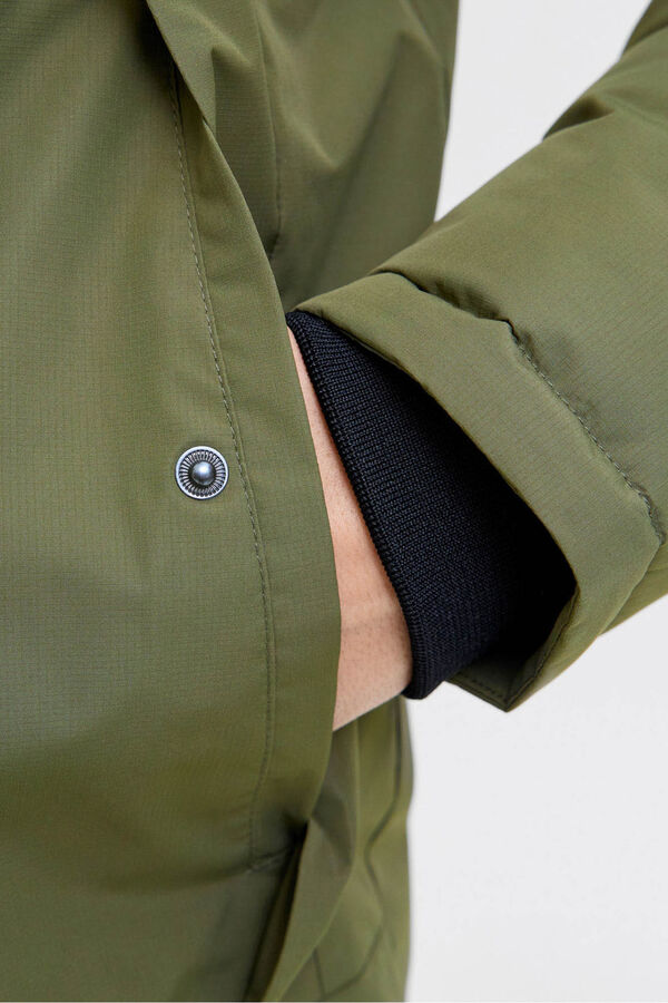 Jack & Jones Two-tone puffer jacket green