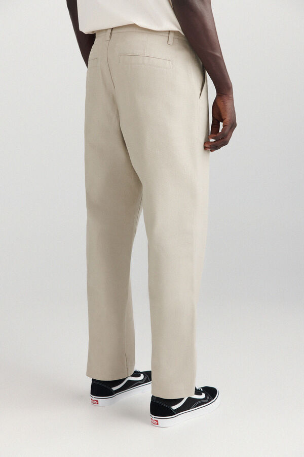 Springfield Cal&ccedil;a reta straight fit cru