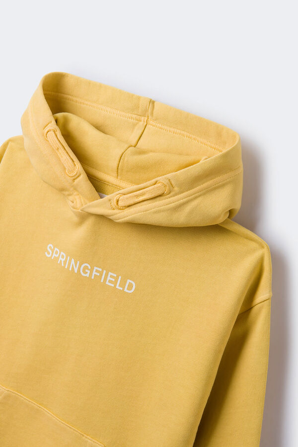 Springfield Boys' logo hoodie yellow