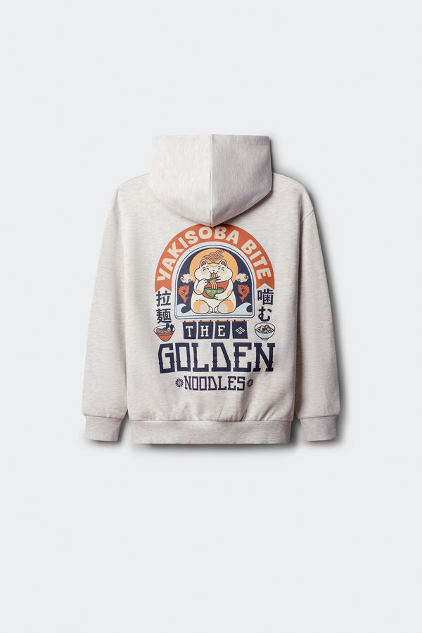 Springfield Kids Sweatshirt infantil com capuz estampado