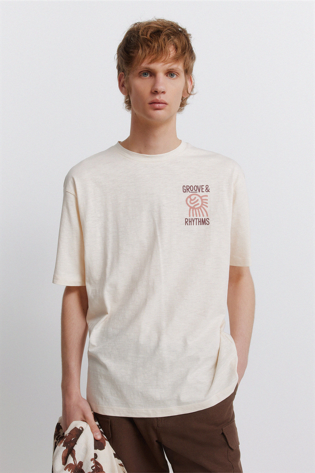 Springfield T-shirt groove slub