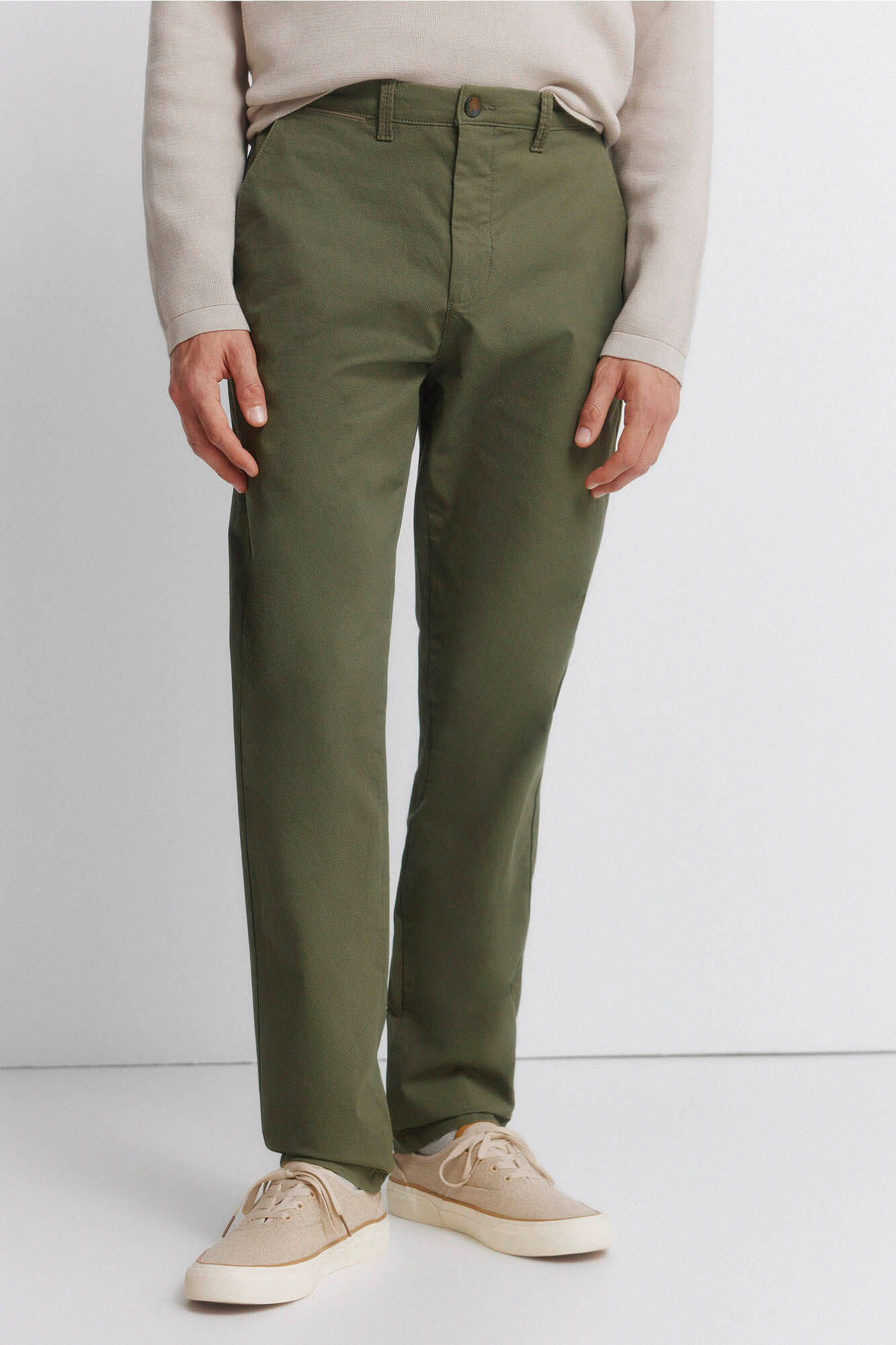 Springfield Cal&ccedil;as chino microestampado slim fit
