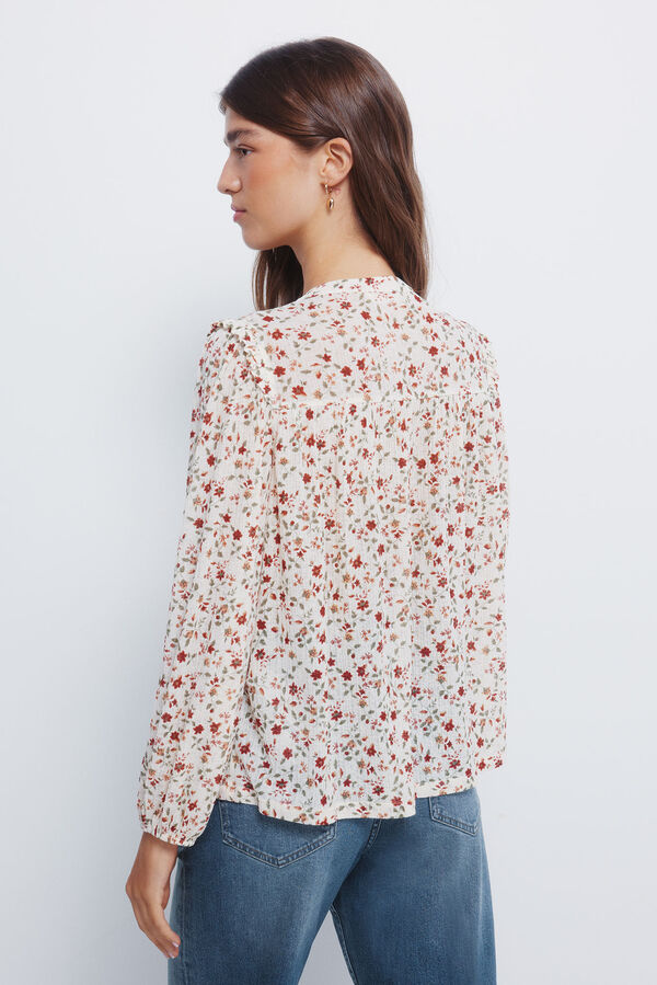 Springfield Blusa estampada com folho estampado