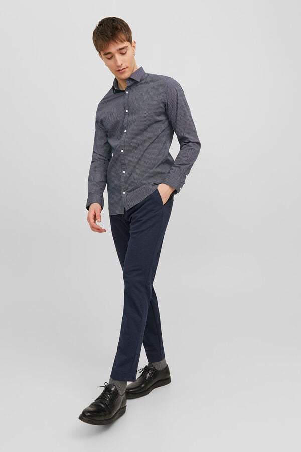 Jack & Jones Calças chino azul