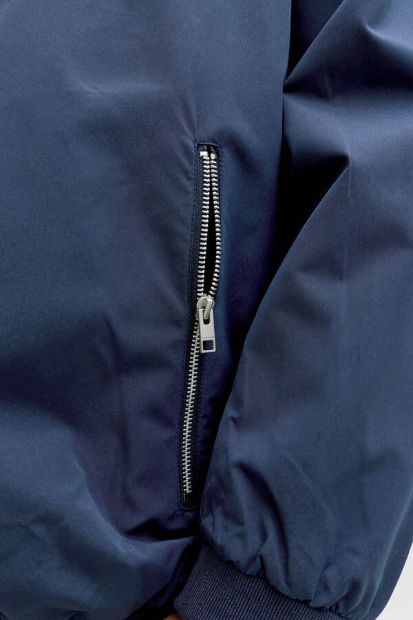 Jack & Jones PLUS Blus&atilde;o bomber azul