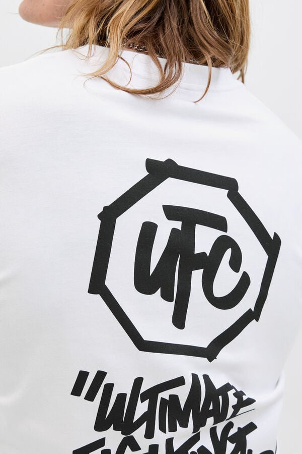 Jack & Jones T-shirt com estampa nas costas branco