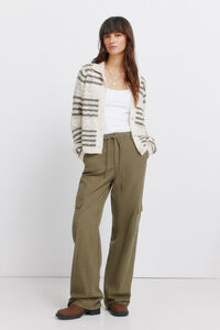 Springfield Cal&ccedil;as cargo em algod&atilde;o