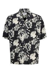 Jack & Jones Camisa loose fit em viscose preto