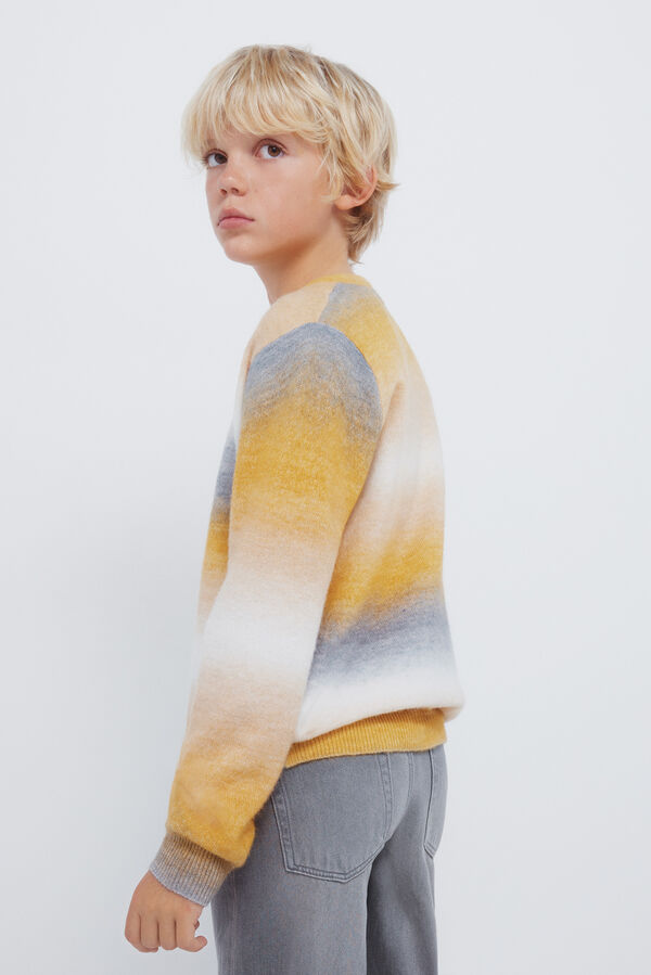 Springfield Kids Camisola riscas laranja para meninos amarelo