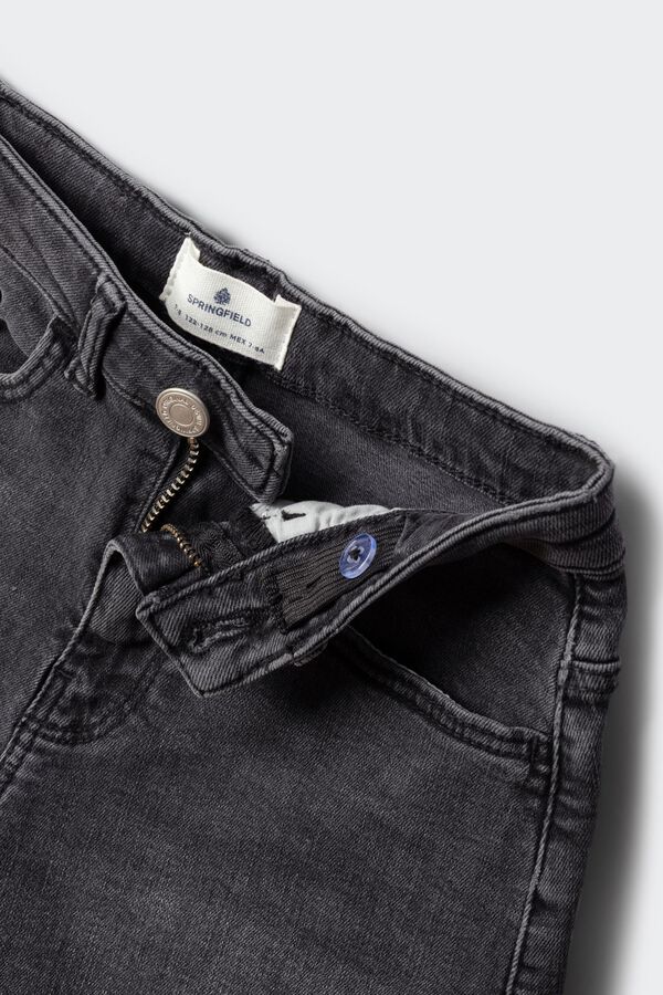 Springfield Kids Cal&ccedil;&otilde;es denim b&aacute;sicos para menina cinzento