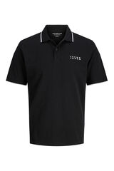 Jack & Jones Regular fit polo shirt black