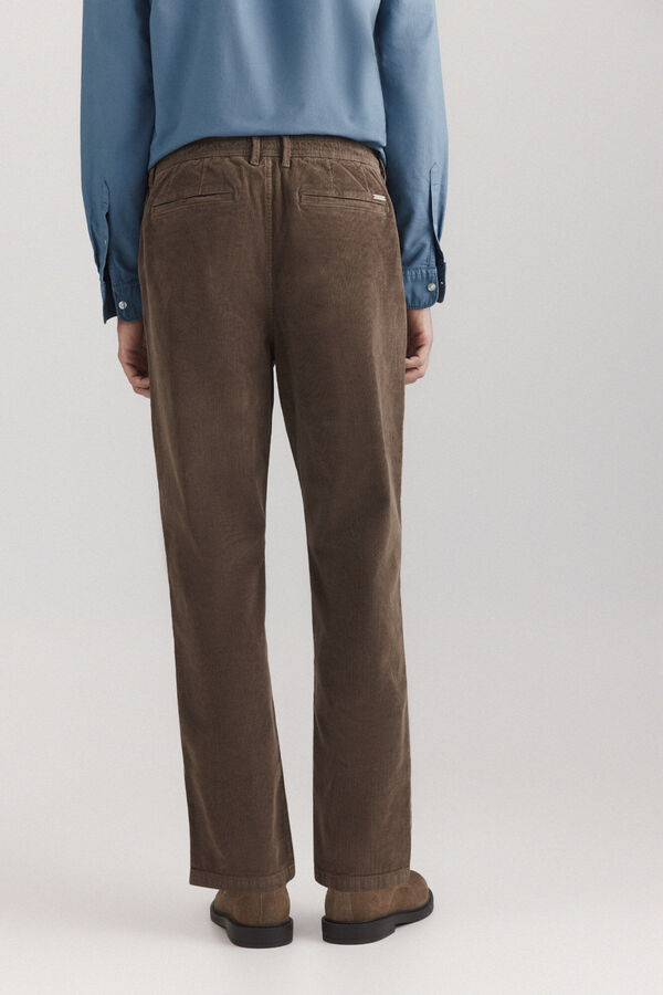 Springfield Cal&ccedil;as chino de bombazina lavada comfort cru