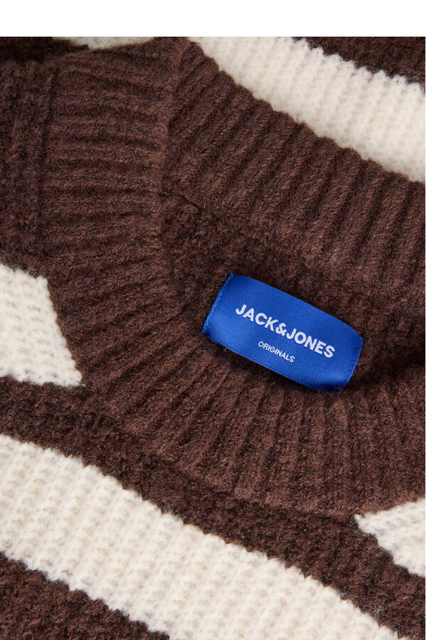 Jack & Jones Camisola básico de malha vermelho