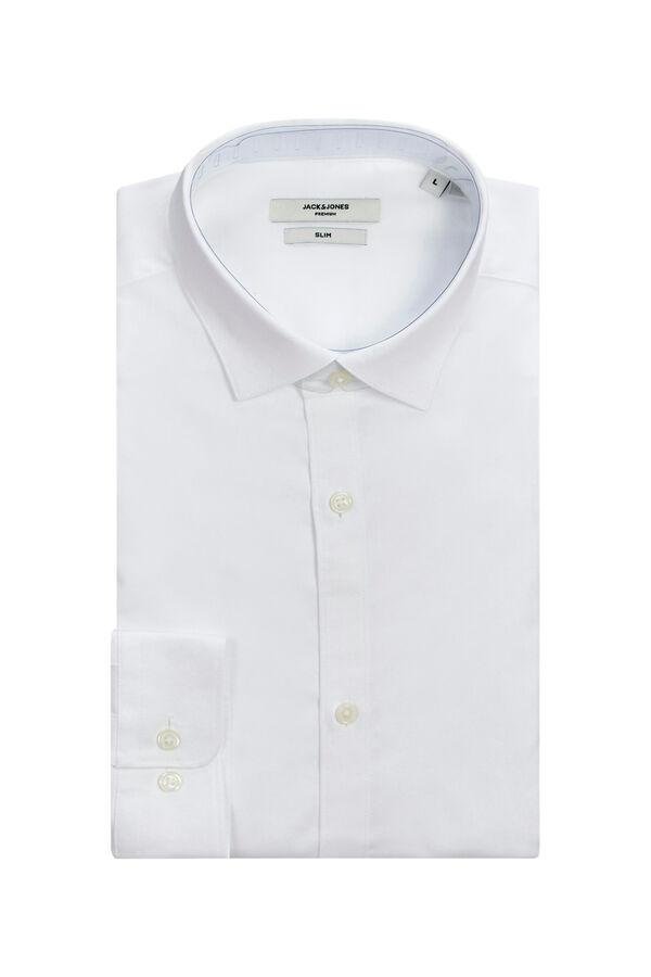 Jack & Jones Camisa clássica slim fit branco