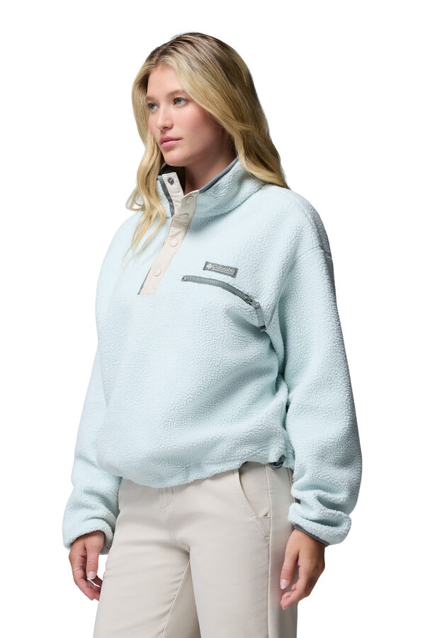 Columbia Forro polar sherpa curto azul